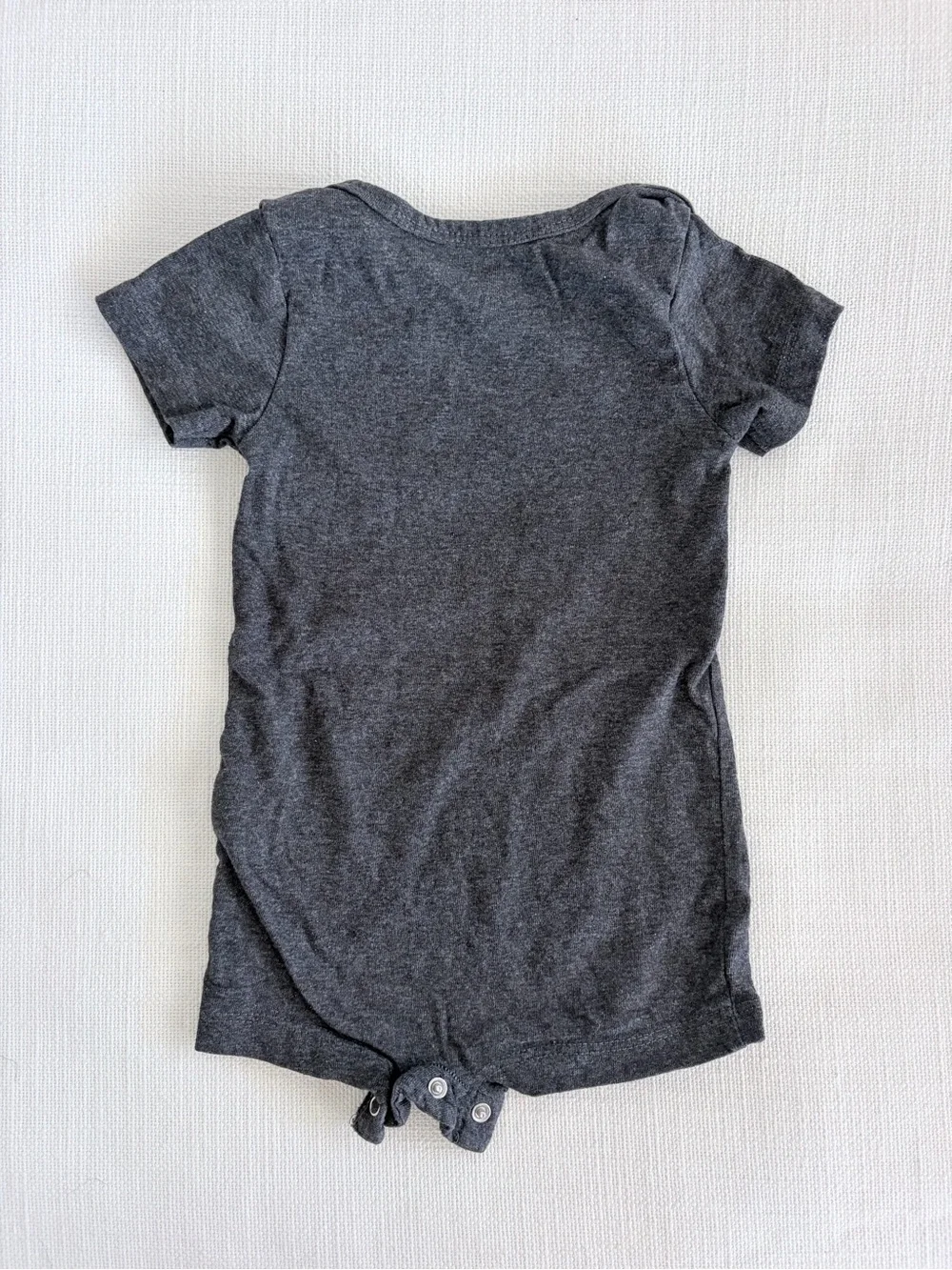 Mickey Mouse Charcoal Graphic One-Piece Romper for Kids